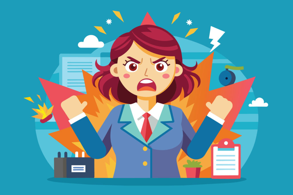 vecteezy_a-cartoon-image-of-an-angry-businesswoman-in-her-office-she_47075722